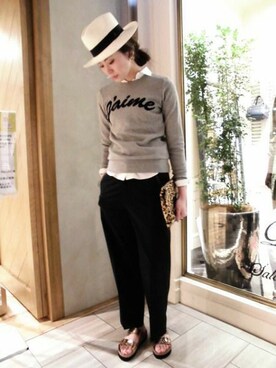 D'issy福岡店スタッフさん（レディース・168cm）の春コーディネート