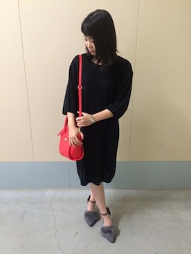 「HVC（エイチブイシー）のアイテム（ワンピース/ドレス）」を使った、HVC相模原店さん（レディース・152cm）の秋コーディネート