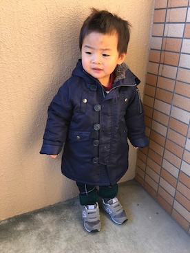 ARATAさん(キッズ・80cm)の冬コーディネート