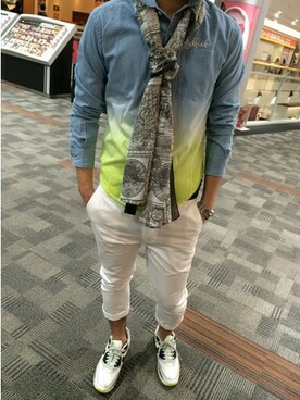 VENCE EXCHANGE MEN'S STAFFさん(メンズ・173cm)の春コーディネート