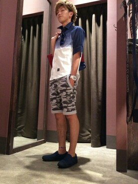 VENCE EXCHANGE MEN'S STAFFさん（メンズ・173cm）の夏コーディネート