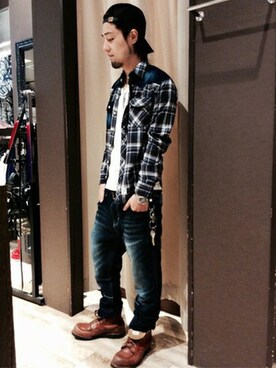 VENCE EXCHANGE MEN'S STAFFさん（メンズ・173cm）の秋コーディネート
