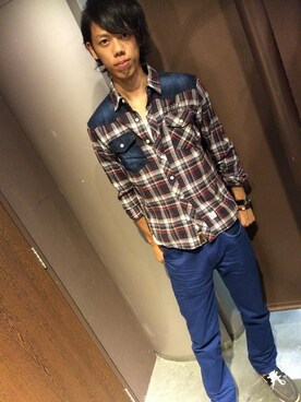 VENCE EXCHANGE MEN'S STAFFさん（メンズ・173cm）の秋コーディネート