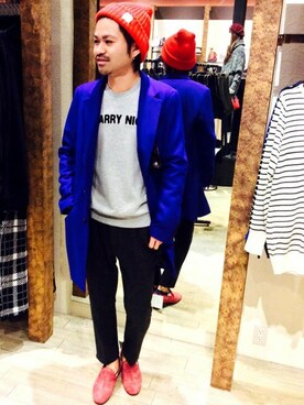 VENCE EXCHANGE MEN'S STAFFさん（メンズ・173cm）の秋コーディネート