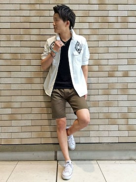 VENCE EXCHANGE MEN'S STAFFさん（メンズ・173cm）の夏コーディネート
