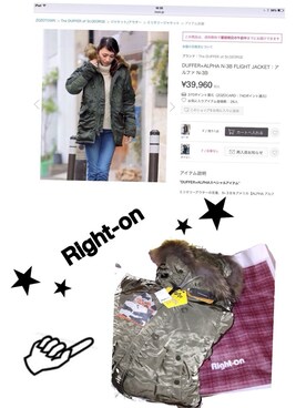 「Right-on（ライトオン）のアイテム（ダウンジャケット/コート）」を使った、スーちゃんさん（レディース・163cm）の冬コーディネート