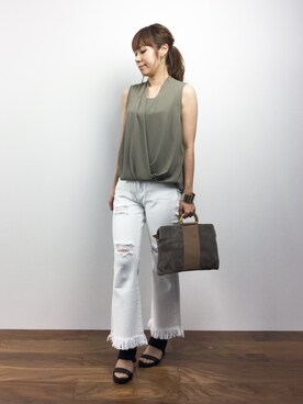 SUBさん（レディース・154cm）の夏コーディネート