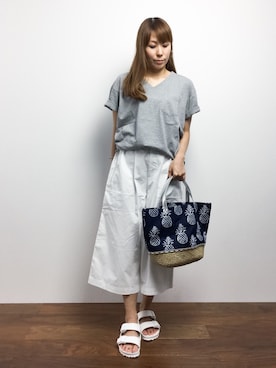 SUBさん（レディース・154cm）の夏コーディネート