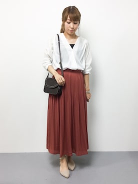 「Burner（バーナー）のアイテム」を使った、SUBさん（レディース・154cm）の夏コーディネート