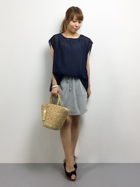 SUBさん（レディース・154cm）の夏コーディネート