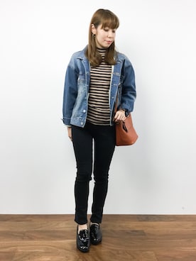 SUBさん(レディース・154cm)の秋コーディネート