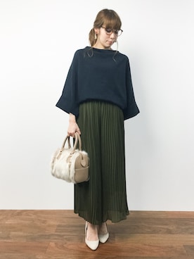 「je（ジェイイー）のアイテム」を使った、SUBさん（レディース・154cm）の秋コーディネート