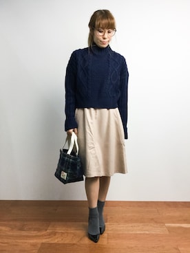 SUBさん（レディース・154cm）の秋コーディネート