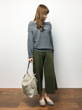 SUBさん（レディース・154cm）の秋コーディネート