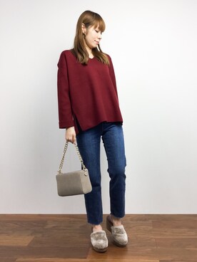 SUBさん（レディース・154cm）の秋コーディネート