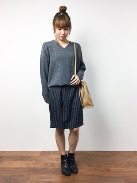 SUBさん（レディース・154cm）の秋コーディネート
