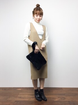 SUBさん（レディース・154cm）の秋コーディネート