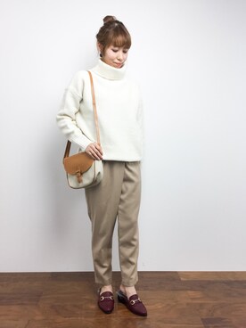 SUBさん（レディース・154cm）の秋コーディネート