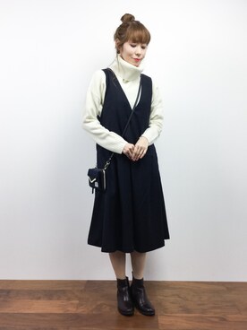 SUBさん（レディース・154cm）の秋コーディネート