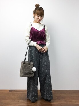 SUBさん（レディース・154cm）の秋コーディネート