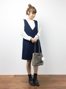 SUBさん（レディース・154cm）の秋コーディネート