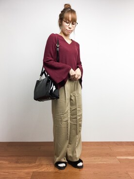 SUBさん（レディース・154cm）の秋コーディネート