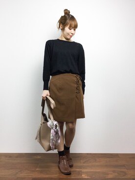 SUBさん(レディース・154cm)の秋コーディネート