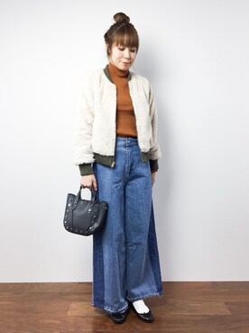 SUBさん（レディース・154cm）の冬コーディネート