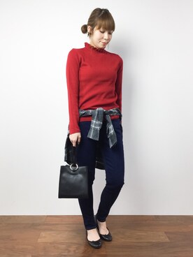 SUBさん（レディース・154cm）の冬コーディネート