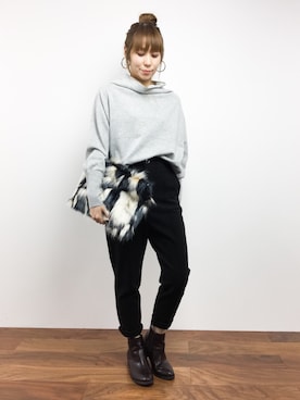 SUBさん（レディース・154cm）の冬コーディネート