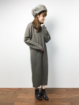 SUBさん（レディース・154cm）の冬コーディネート