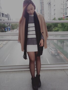 Lizさん(レディース・164cm)の冬コーディネート