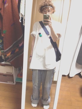 「BAG'n'NOUN」｜「アイテム（サロペット/オーバーオール）」を使った、ｋｅｎｊｉさん（メンズ・168cm）の春コーディネート