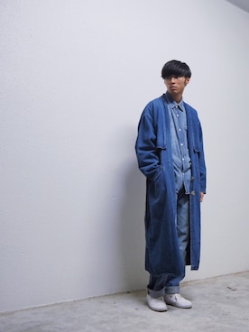 「NIKE（ナイキ）のNIKE/ナイキ グランドテラス 654495（スニーカー）」を使った、ひろひろさん（メンズ・173cm）の冬コーディネート