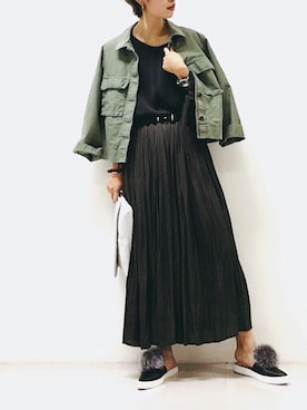 「Viflan（ヴィフラン）のアイテム」を使った、doudou_yuri_さん（レディース・165cm）の秋コーディネート