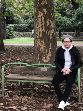 「STANLEY（スタンレー）のアイテム（帽子）」を使った、Ka-kunさん（メンズ・174cm）の秋コーディネート