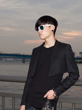 「CHRISTIAN DADA（クリスチャンダダ）のアイテム（ジャケット/アウター）」を使った、Taigaさん（メンズ・170cm）の秋コーディネート