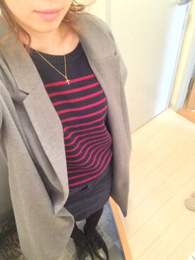 「MOUSSY（マウジー）のアイテム（チェスターコート）」を使った、keyさん（メンズ・151cm）の秋コーディネート