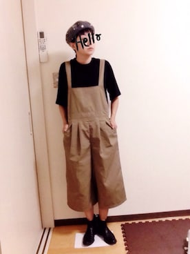 「SMELLY（スメリー）のアイテム（ピアス（両耳用））」を使った、えみ。さん（レディース・157cm）の秋コーディネート