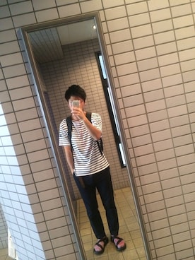 ゆうすけべいさん（メンズ・177cm）の春コーディネート