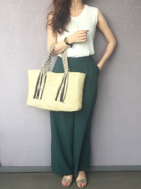 leo8ruccaさん（レディース・160cm）の夏コーディネート