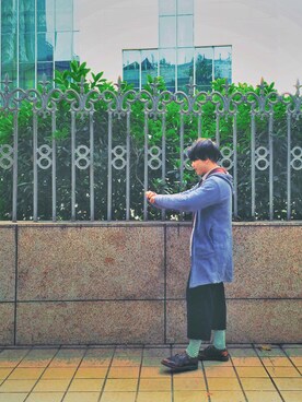 「AAA（トリプルエー）のアイテム（トップス）」を使った、hengziさん（メンズ・170cm）の冬コーディネート