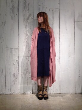 「Omekashiのアイテム（ワンピース、その他）」を使った、hiranoさん（レディース・153cm）の秋コーディネート