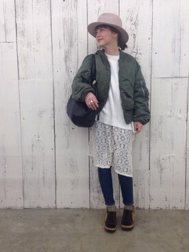 「Jeffrey Campbell（ジェフリーキャンベル）のアイテム（サンダル）」を使った、hiranoさん（レディース・153cm）の春コーディネート
