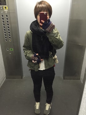 さとあさん（レディース・152cm）の冬コーディネート