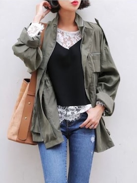 「model」｜ANWAIIさん（レディース・165cm）の秋コーディネート