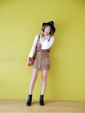 「model」｜ANWAIIさん（レディース・165cm）の秋コーディネート