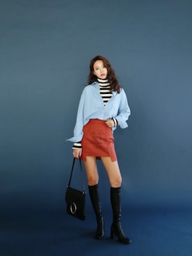 「model」｜ANWAIIさん（レディース・168cm）の秋コーディネート