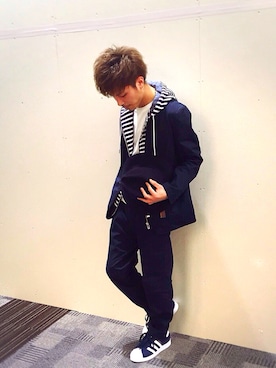 「ユニオンステーション」｜太田さん（メンズ・172cm）の春コーディネート