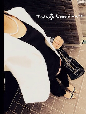 「STRAWBERRY-FIELDS（ストロベリーフィールズ）のアイテム（パンプス）」を使った、piggyさん（レディース・160cm）の夏コーディネート